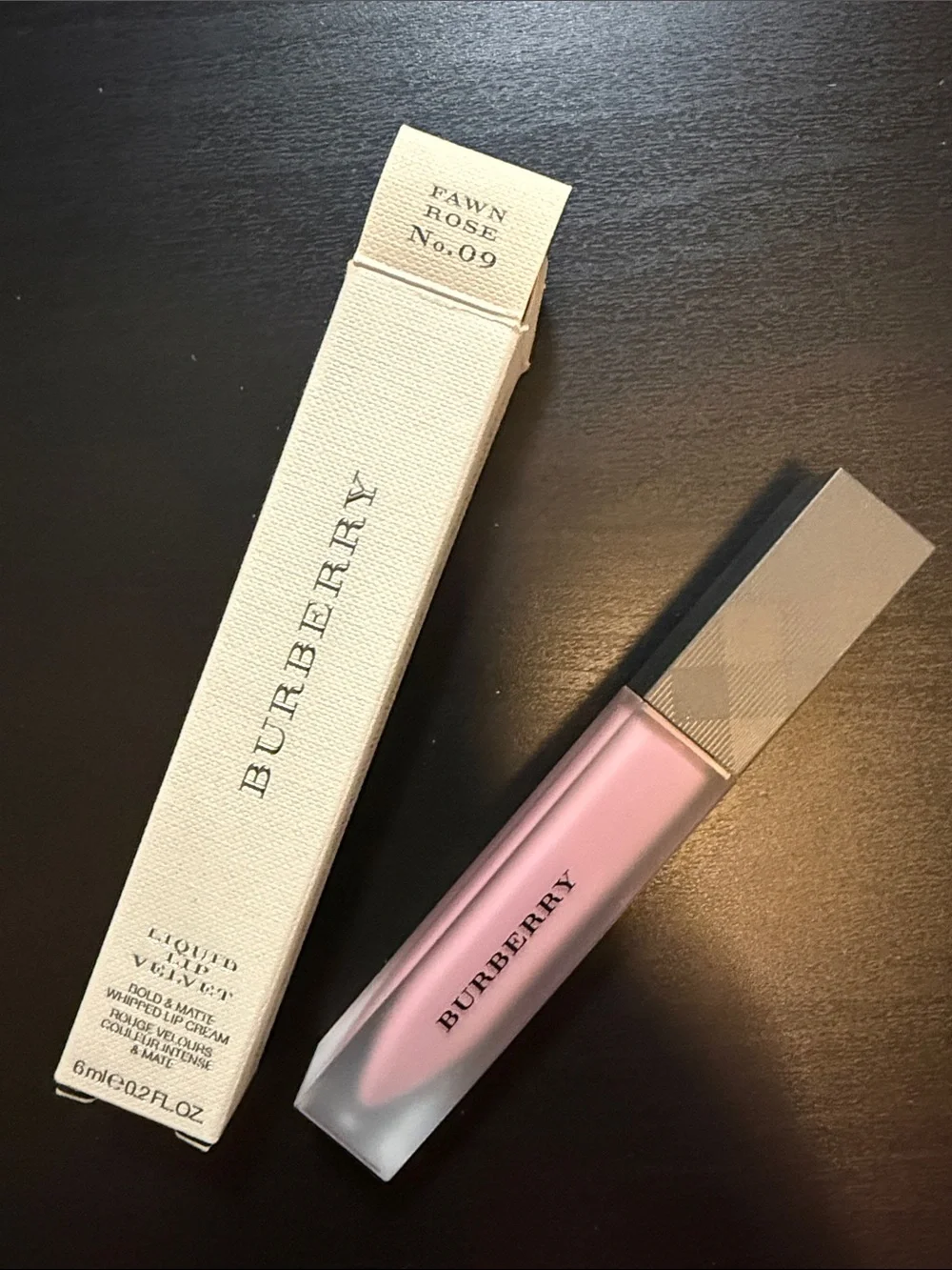 NWT Burberry Liquid Lip Velvet No. 09 Fawn Rose